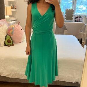 Ralph Lauren green midi dress